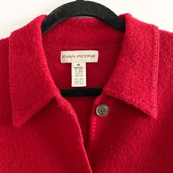 Red Wool Jacket - Picture 2 of 10